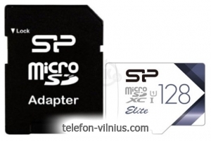 Silicon Power Elite microSDXC SP128GBSTXBU1V21SP 128GB + SD adapter