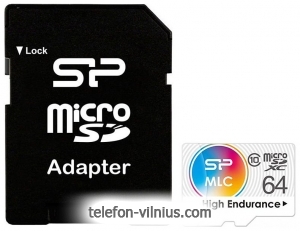 Silicon Power High Endurance microSDXC SP064GBSTXIU3V10SP 64GB ( )