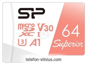 Silicon Power Superior A1 microSDXC SP064GBSTXDV3V20 64GB