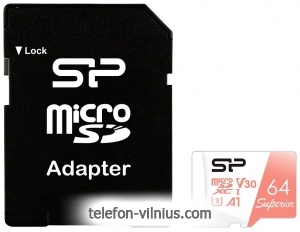 Silicon Power Superior A1 microSDXC SP064GBSTXDV3V20SP 64GB ( )