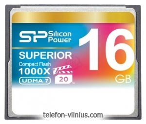 Silicon Power Superior CF 1000X CompactFlash SP016GBCFC1K0V10 16GB