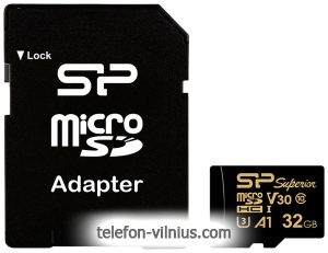 Silicon Power Superior Golden A1 microSDHC SP032GBSTHDV3V1GSP 32GB