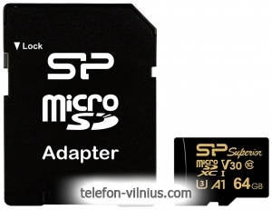 Silicon Power Superior Golden A1 microSDXC SP064GBSTXDV3V1GSP 64GB