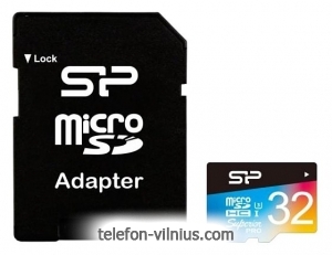 Silicon Power Superior Pro microSDHC 32GB UHS Class 3 Class 10 + SD adapter