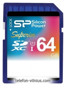 Silicon Power Superior SDXC UHS Class 1 Class 10 64GB