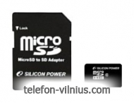 Silicon Power micro SDHC Card 16GB Class 10 + SD adapter