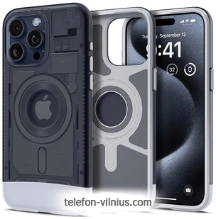 Spigen Classic C1 (MagFit)  iPhone 15 Pro Max ACS06607 ()