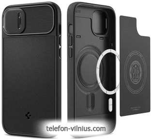 Spigen Optik Armor Mag Magsafe iPhone 14 Plus Black ACS04923 ()