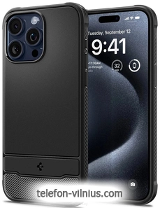 Spigen Rugged Armor (MagFit)  iPhone 15 Pro ACS06703 ()