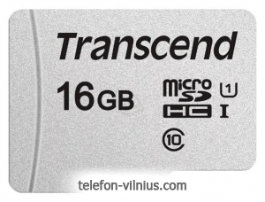 Transcend microSDHC 300S 16GB + 