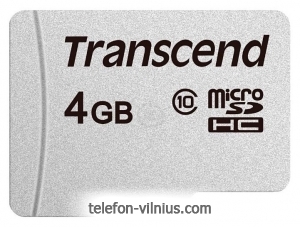 Transcend microSDHC 300S 4GB