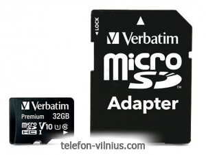 Verbatim microSDXC Class 10 UHS-1 32GB + SD adapter