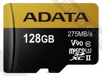 ADATA Premier ONE microSDXC UHS-II U3 Class 10 128GB + SD adapter