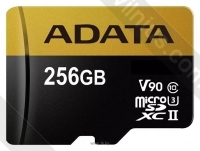 ADATA Premier ONE microSDXC UHS-II U3 Class 10 256GB + SD adapter