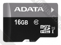 ADATA Premier microSDHC Class 10 UHS-I U1 16GB + SD adapter