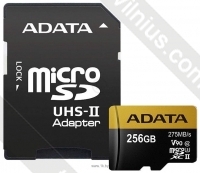 ADATA microSDXC UHS-II 256GB +  [AUSDX256GUII3CL10-CA1]