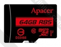 Apacer microSDXC Card Class 10 UHS-I U1 (R85 MB/s) 64GB