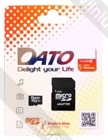 DATO microSDHC Class 10 UHS-I U1 16GB + SD adapter