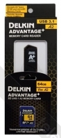 Delkin Devices Advantage+ SD Reader and Card Bundle SDXC 64GB