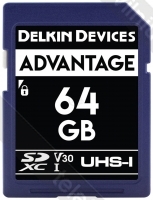 Delkin Devices SDXC Advantage UHS-I 64GB