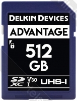 Delkin SDXC Advantage UHS-I 512GB