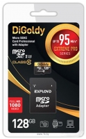 DiGoldy Extreme Pro microSDXC 128GB DG128GCSDXC10UHS-1-ELU3 (  Exployd)