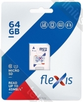 Flexis microSDHC 64GB Class 10 U1 FMSD064GU1A