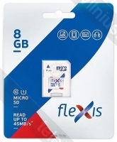 Flexis microSDHC 8GB Class 10 U1 FMSD008GU1A ( )