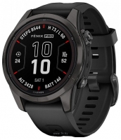 Garmin Fenix 7S PRO Sapphire Solar Titanium DLC (010-02776-11)