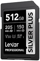 Lexar Professional SILVER PLUS SDXC LSDSIPL512G-BNNNG 512GB