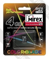 Mirex microSDHC Class 4 4GB