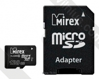 Mirex microSDXC Class 10 UHS-I U1 128GB + SD adapter