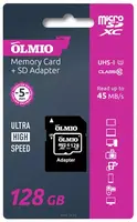 Olmio microSDXC 128GB V30 UHS-I Class 3 (U3)