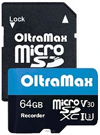 OltraMax Recorder microSDXC 64GB OM64GCSDXC10-U3-V30 ( )