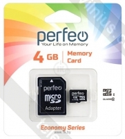 Perfeo microSDHC PF4GMCSH10AES 4GB ( )