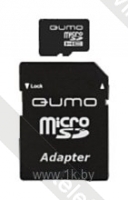 Qumo microSDHC class 10 16GB + SD adapter