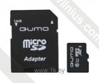 Qumo microSDXC Class 10 UHS Class 1 128GB + SD adapter