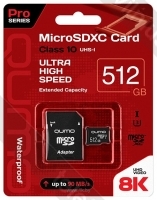 Qumo microSDXC QM512GMICSDXC10U3 512GB