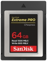 SanDisk CFexpress Type B 64GB Extreme Pro R800/W1500 SDCFE-064G-GN4IN