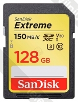 SanDisk Extreme SDXC Class 10 UHS Class 3 V30 150MB/s 128GB