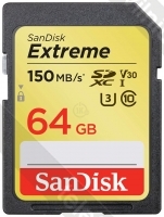 SanDisk Extreme SDXC SDSDXV6-064G-GNCIN 64GB