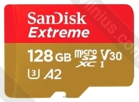 SanDisk Extreme microSDXC Class 10 UHS Class 3 V30 A2 160MB/s 128GB + SD adapter