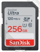 SanDisk Ultra SDXC Class 10 UHS-I 120MB/s 256GB