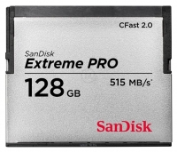 Sandisk Extreme PRO CFast 2.0 515MB/s 128GB