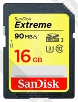 Sandisk Extreme SDHC UHS Class 3 90MB/s 16GB