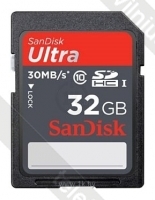 Sandisk Ultra SDHC Class 10 UHS-I 30MB/s 32GB