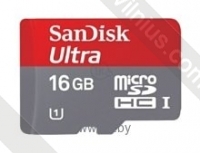 Sandisk Ultra microSDHC Class 10 UHS Class 1 30MB/s 16GB + SD adapter