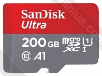 Sandisk Ultra microSDXC Class 10 UHS-I 100MB/s 200GB + SD adapter