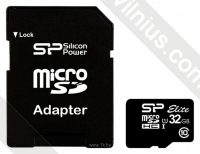 Silicon Power ELITE microSDHC 32GB UHS Class 1 Class 10 + SD adapter