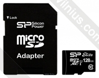 Silicon Power ELITE microSDXC 128GB UHS Class 1 Class 10 + SD adapter